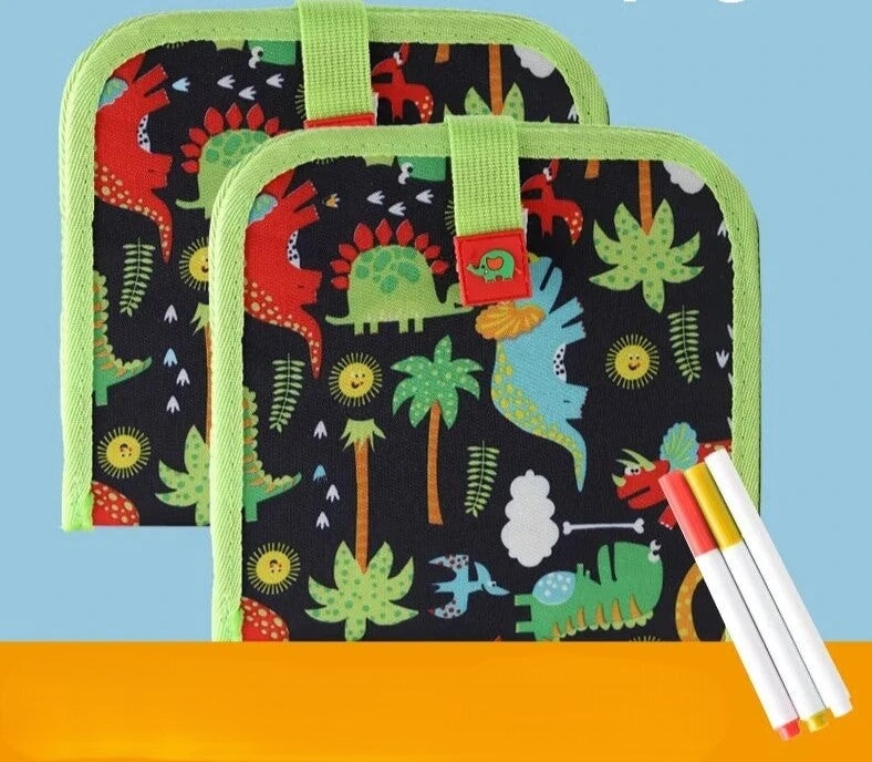 Caderno de Desenho Infantil Reutilizável BRI30-Caderno de Desenho Infantil Reutilizável Casa Tech 